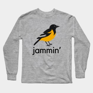 Jammin' - an oriole design Long Sleeve T-Shirt